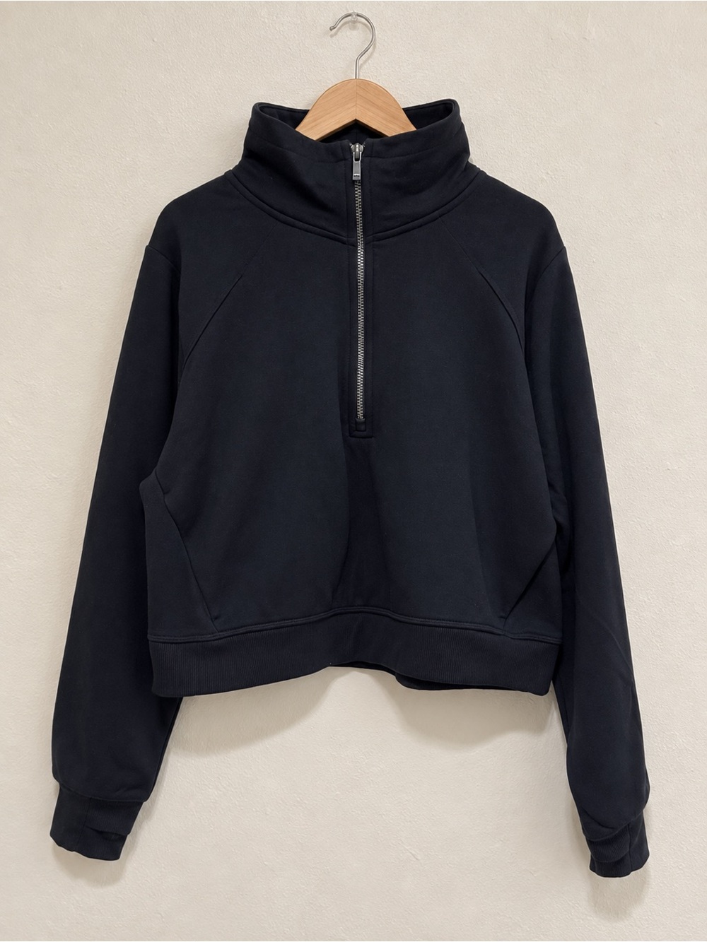 All in Motion Size L Half-Zip Funnel Neck Sweatshirt